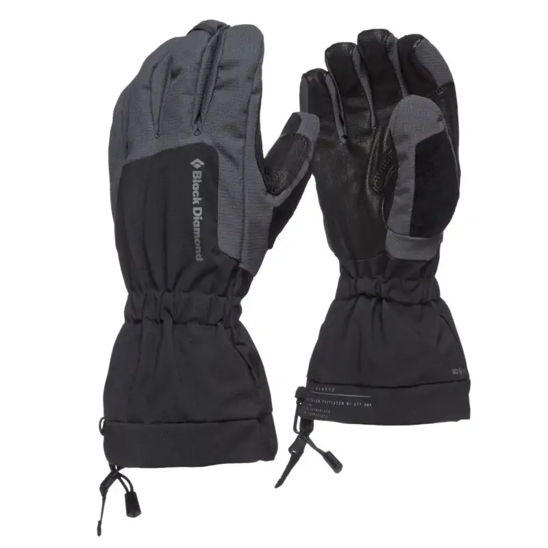 Rękawice membranowe Black Diamond Glissade Gloves - Black Bezpieczna płatność