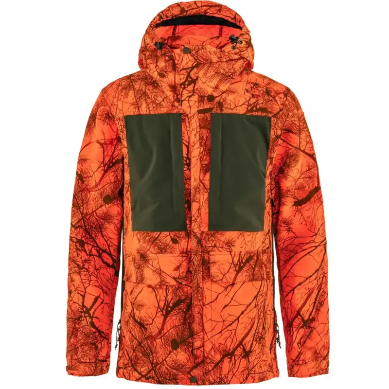 Kurtka myśliwska G-1000® męska Fjallraven Lappland Hybrid - Orange Multi Camo/Deep Forest Ostatnie sztuki