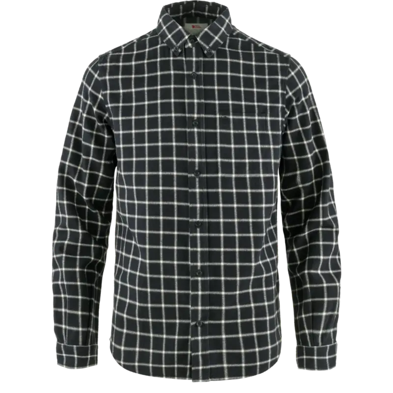 Oferta czasowa Koszula flanelowa męska Fjallraven Övik Flannel Shirt - Dark Navy/Chalk White