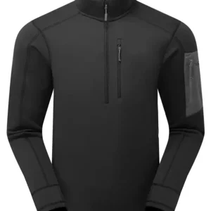 Bluza polarowa męska Rab Modulus Pull-On - Black Zamów teraz