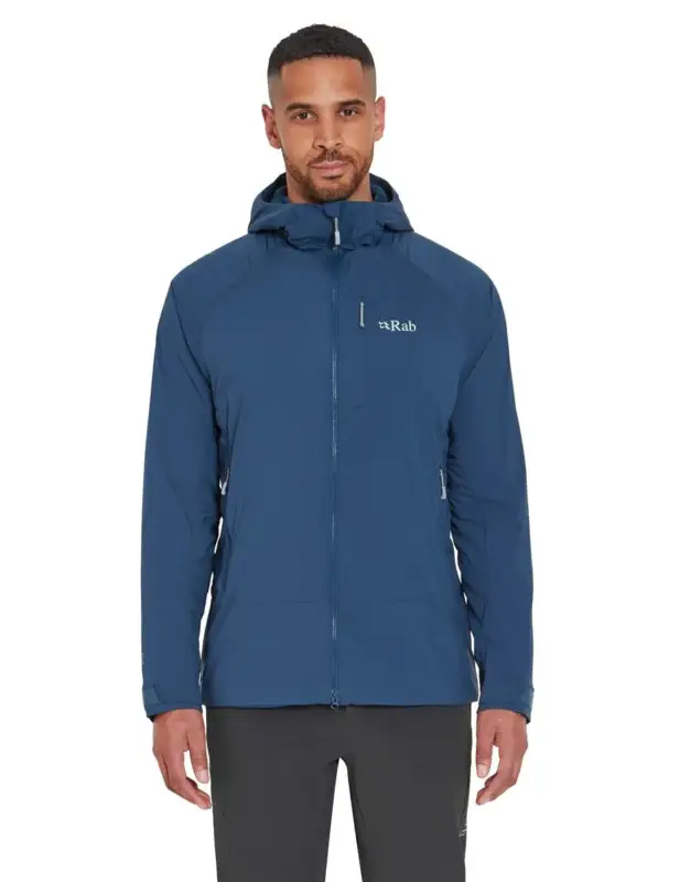 Do wyczerpania zapasów Kurtka softshellowa męska Rab Vr Summit Jacket - Tempest Blue