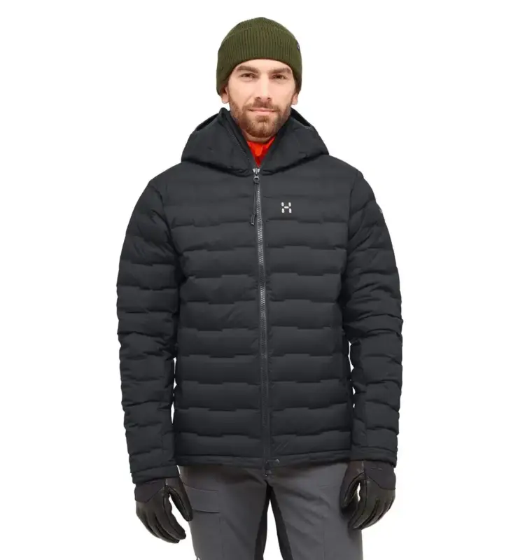 Najlepsza cena Kurtka puchowa męska Haglöfs Spitz Down Hood - True Black