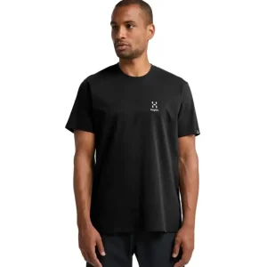 Cena promocyjna Koszulka bawełniana męska Camp Tee Haglofs - True Black Solid