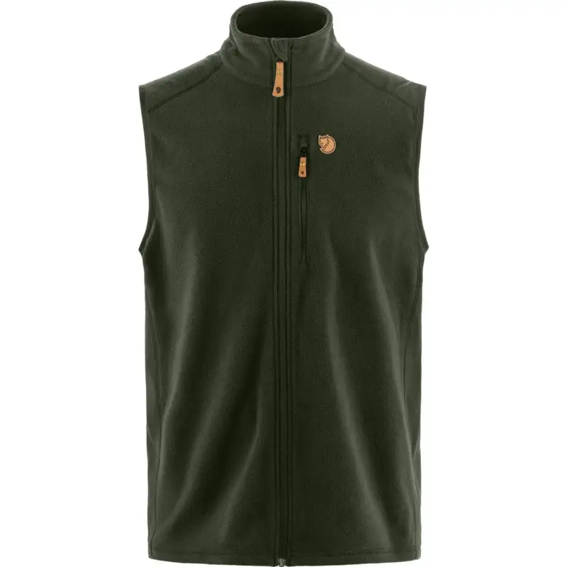 Bestseller Kamizelka polarowa męska Fjallraven Övik Lite Fleece Vest - Deep Forest
