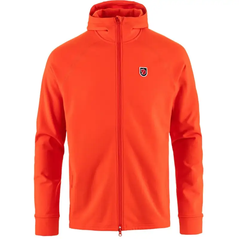 Polar męski Fjallraven Expedition Fleece Hoodie - Flame Orange Ostatnia szansa