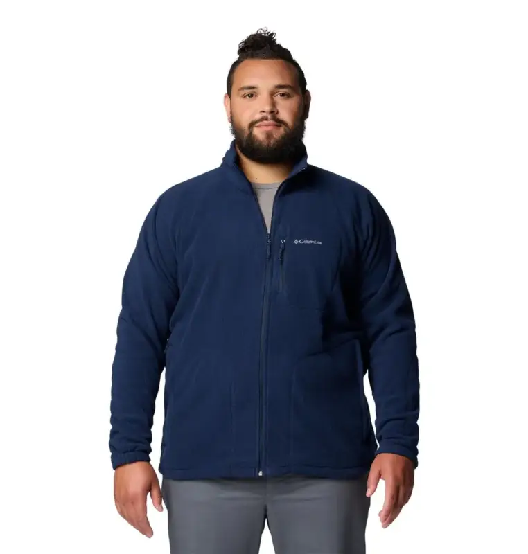 Oferta limitowana Polar męski Columbia Fast Trek™ II Full Zip Fleece Nadrozmiar - Collegiate Navy