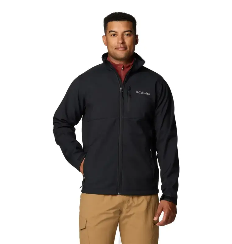 Kurtka softshellowa męska Columbia Ascender™ Softshell Jacket - Black Bezpieczna płatność