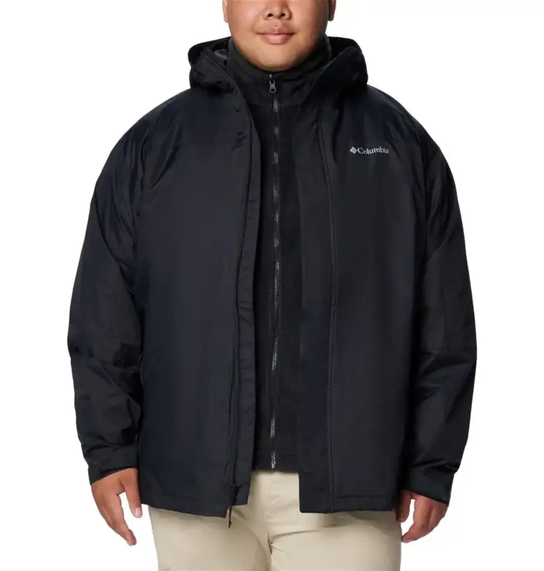 Nowość Kurtka 3-w-1 męska Columbia Tunnel Falls™ II Interchange Jacket Nadrozmiar - Black