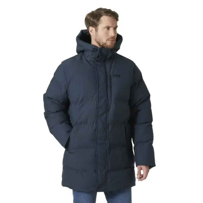 Kurtka ocieplana męska Helly Hansen Alby Puffy Parka - Navy Niska cena