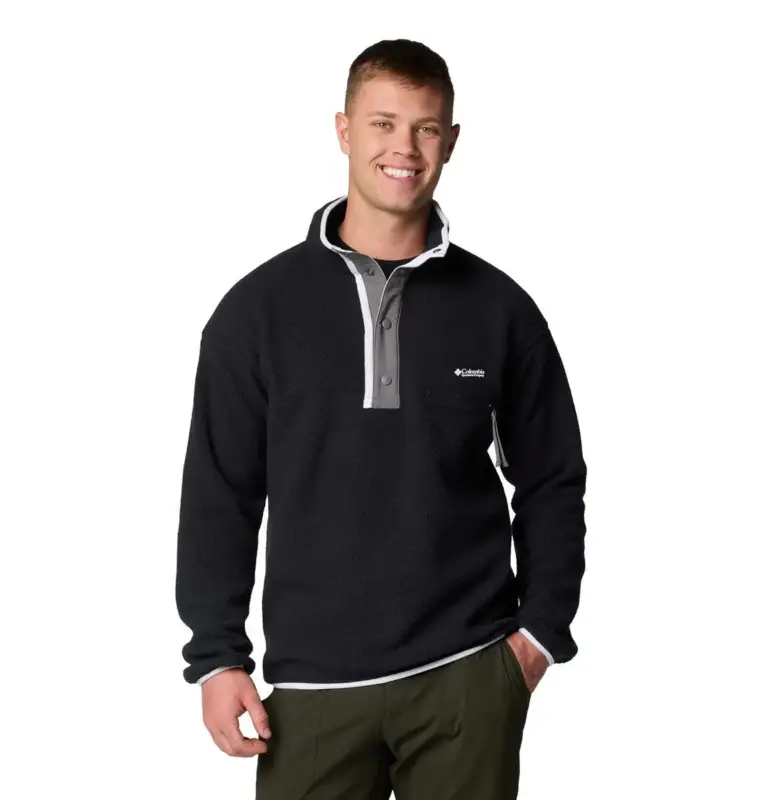 Najlepsza cena Bluza polarowa męska Columbia Helvetia™ II Half Snap Fleece - Black