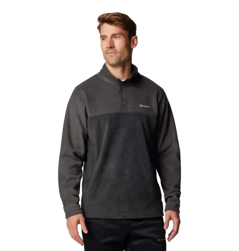 Polar męski Columbia Steens Mountain™ Half Snap II - Charcoal Zniżka