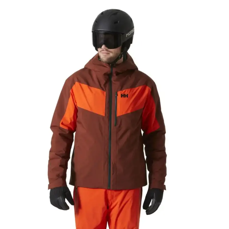 Kurtka narciarska męska Helly Hansen Carv Lifaloft™ 2.0 - Iron Oxide Łatwy zwrot