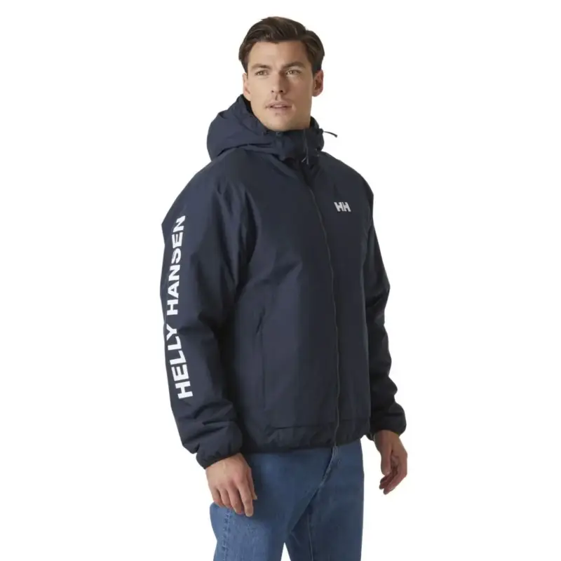 Kurtka ocieplana męska Helly Hansen ERVIK INS RAIN JACKET - Navy Zniżka