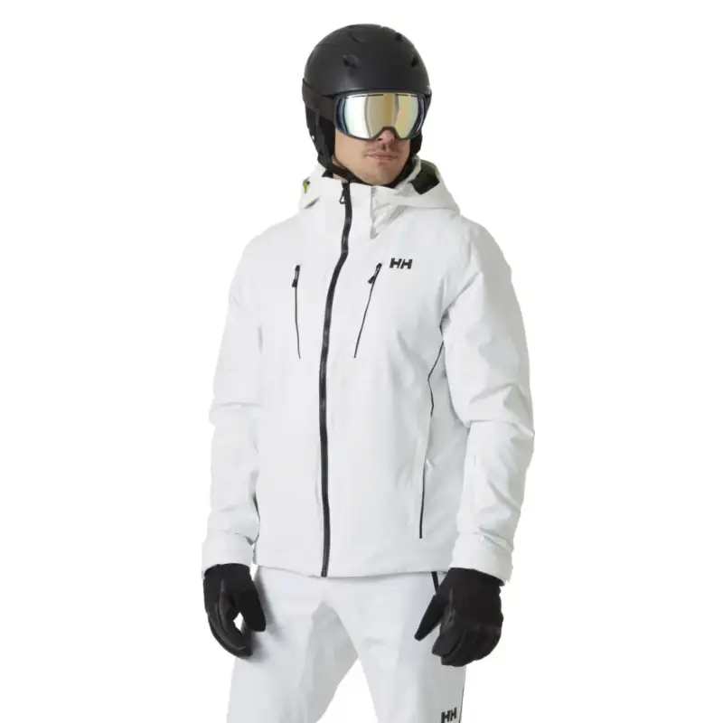 Bestseller Kurtka narciarska męska Helly Hansen ALPHA 4.0 JACKET - White