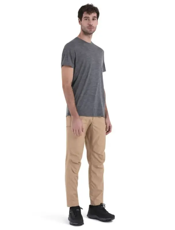 Koszulka termoaktywna męska Icebreaker Merino 150 Tech Lite III Ss Tee - Gritstone Kup online
