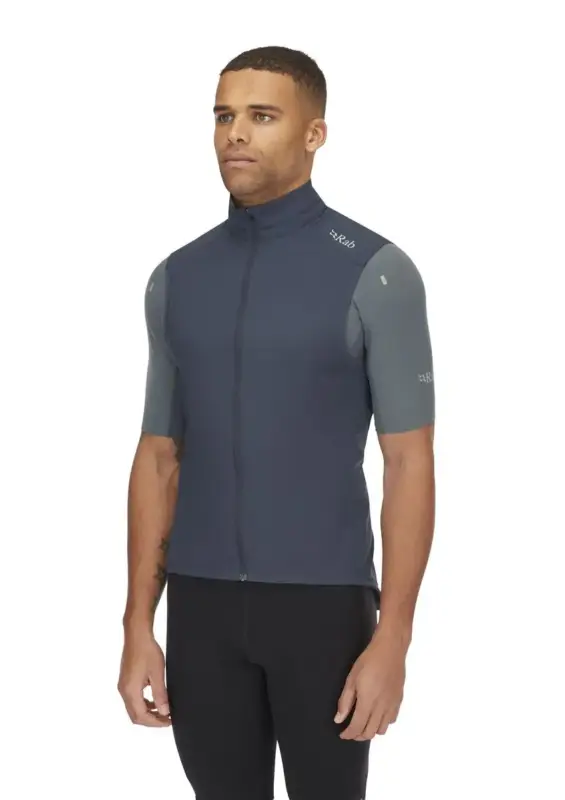 Kamizelka softshellowa męska Rab Cinder Windveil Vest - Tempest Blue Nowość