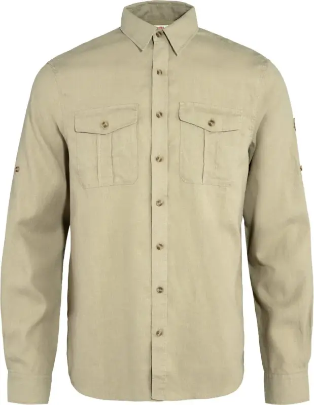 Ostatnia szansa Koszula trekkingowa męska Fjallraven Övik Travel SHIRT LS - Sand Stone