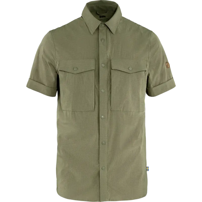 Szybka wysyłka Koszula szybkoschnąca męska Fjallraven Abisko Trekking Shirt SS M - Light Olive