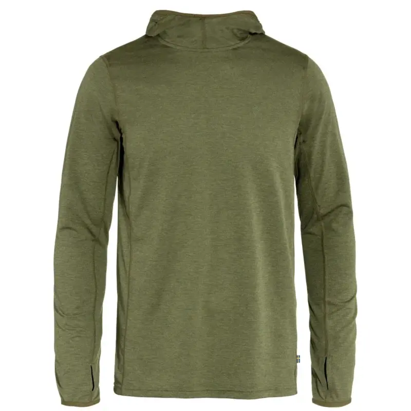 Cena promocyjna Bluza szybkoschnąca męska Fjallraven Abisko Sun-Hoodie - Green