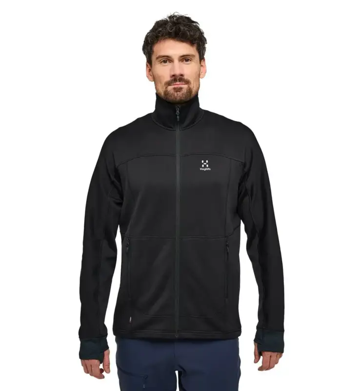 Ostatnie sztuki Bluza polarowa męska Haglofs Betula Jacket - True Black
