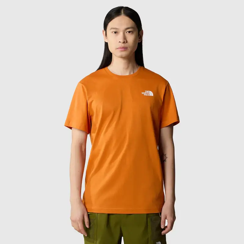 Oferta limitowana Koszulka bawełniana męska The North Face Redbox Tee - Desert Rust