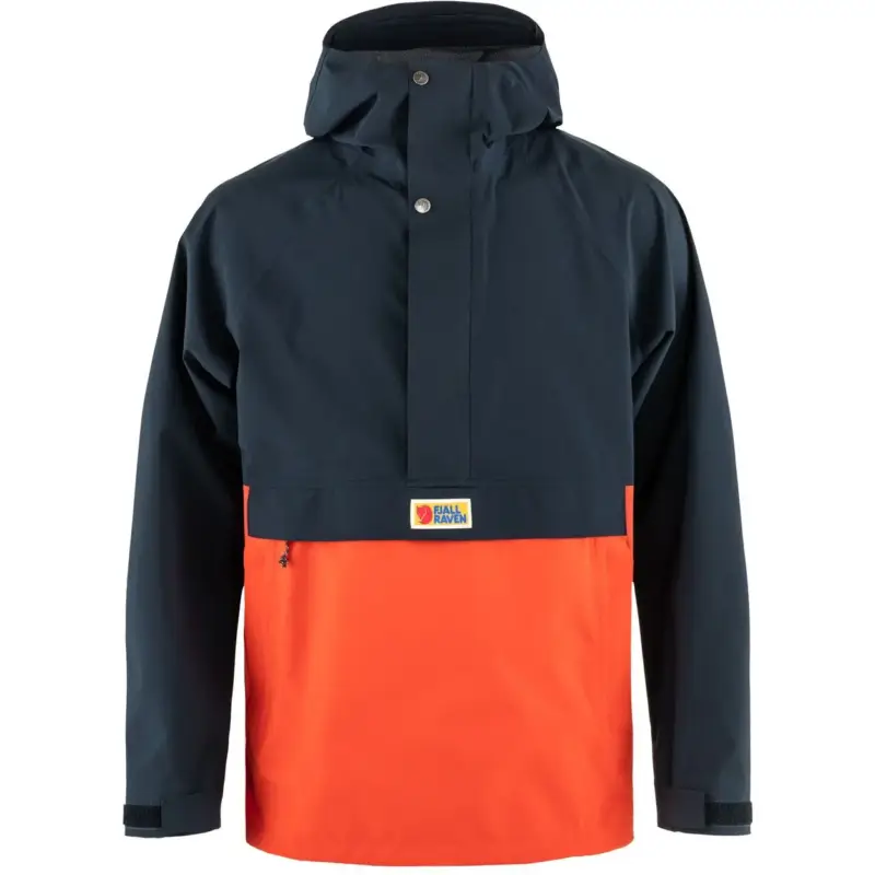 Ostatnia szansa Kurtka membranowa męska Fjallraven Vardag Hydratic Anorak - Dark Navy/Flame Orange