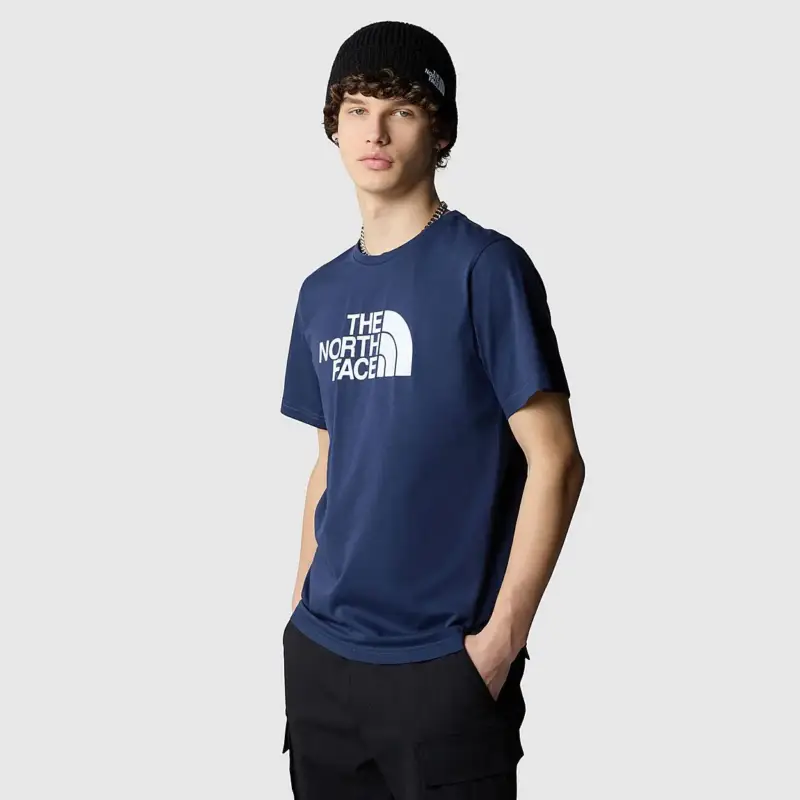 Koszulka bawełniana męska The North Face Easy Tee - Summit Navy Dodaj do koszyka