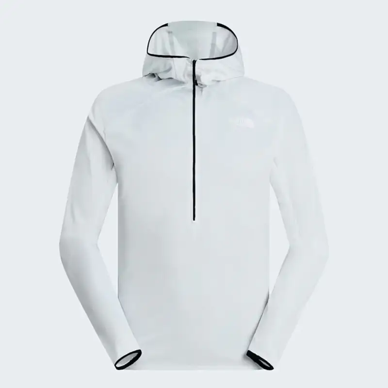 Niska cena Bluza techniczna męska The North Face Summit Direct Sun Hoodie - Pearl Stone