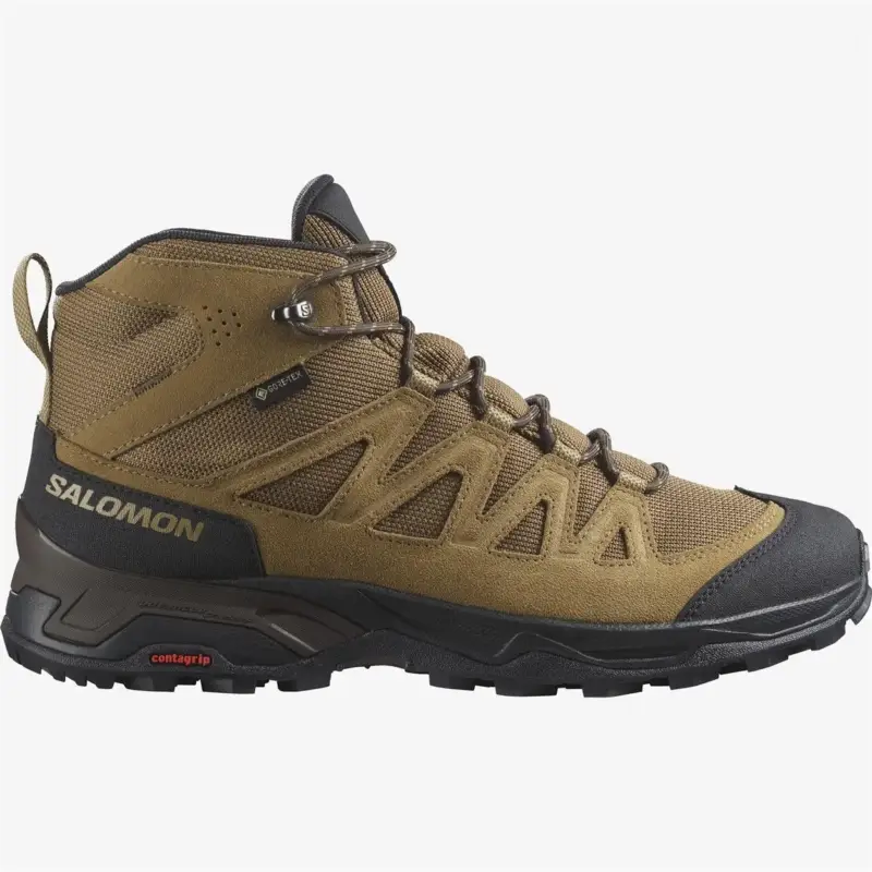 Zniżka Buty trekkingowe męskie Salomon X Ward Leather Mid GORE-TEX - Kangaroo