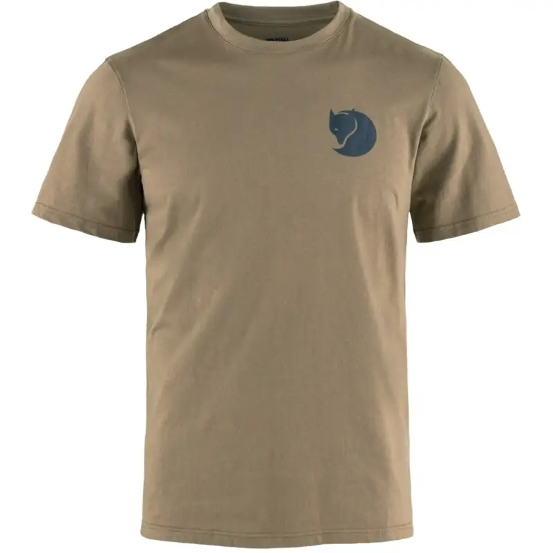 Kup teraz T-shirt szybkoschnący męski Fjallraven Walk With Nature - Suede Brown