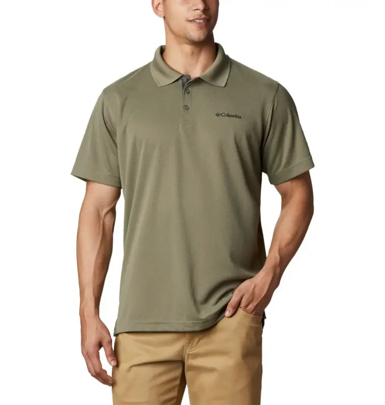 Koszulka z filtrem UV męska Columbia Utilizer™ Polo - Stone Green Promocja