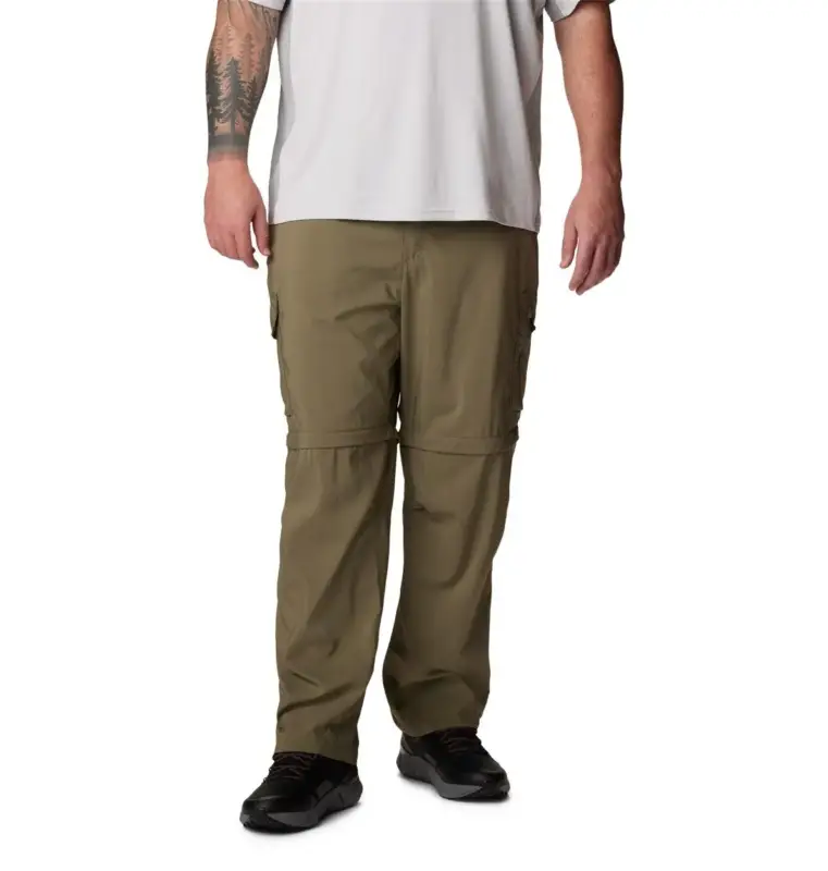 Spodnie z odpinanymi nogawkami męskie Columbia Silver Ridge™ Utility Convertible Pant Nadrozmiar - Stone Green Premium