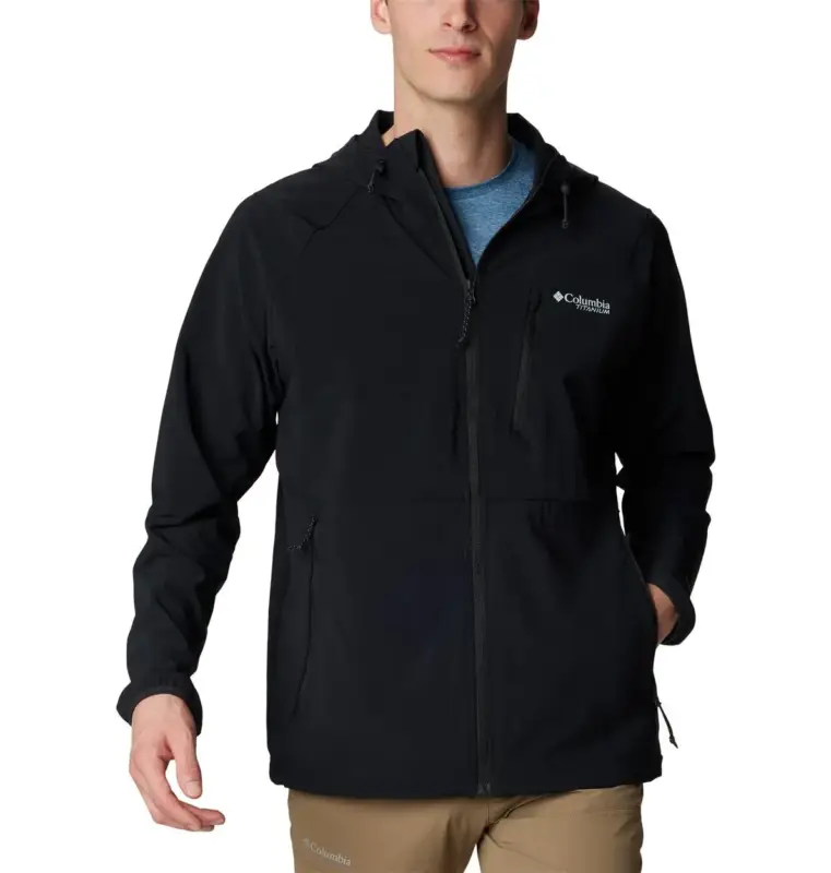 Wybór klientów Kurtka softshellowa męska Columbia Triple Canyon™ Hooded Jacket - Black
