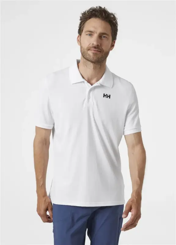 Koszulka z filtrem UV męska Helly Hansen Lifa Active Solen SS Polo - White Kup online