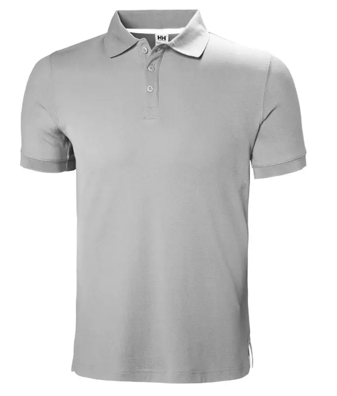 Koszulka szybkoschnąca męska Helly Hansen CREWLINE POLO - Grey Fog Hit cenowy