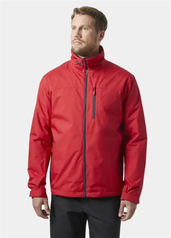 Kurtka żeglarska męska Helly Hansen CREW MIDLAYER JACKET 2 - Red Rabat