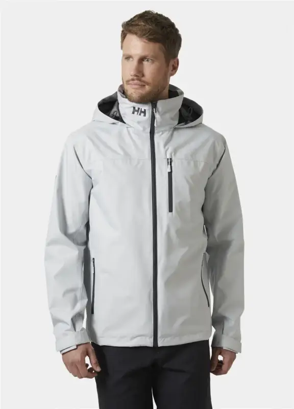 Popularny Kurtka żeglarska męska Helly Hansen CREW HOODED JACKET 2.0 - Grey Fog