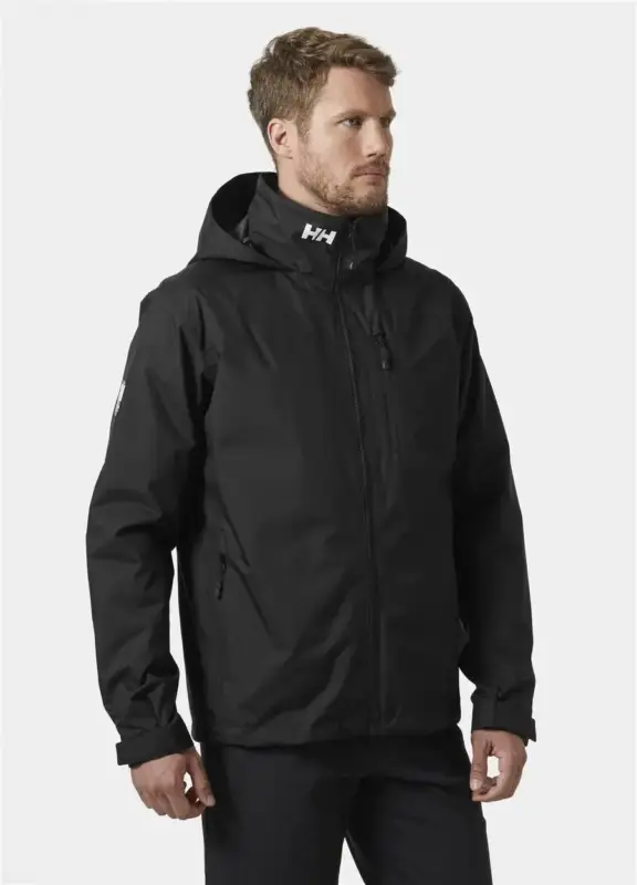 Oferta czasowa Kurtka żeglarska męska Helly Hansen CREW HOODED MIDLAYER JACKET 2 - Black