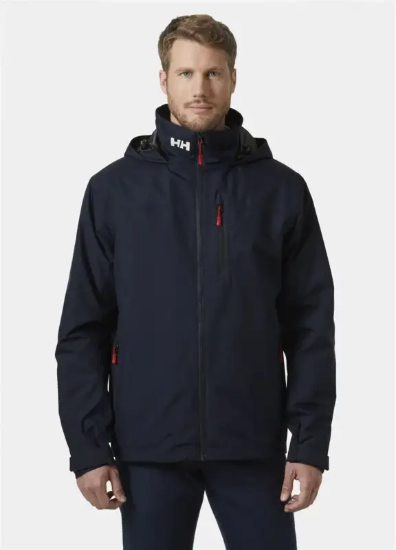 Niska cena Kurtka żeglarska męska Helly Hansen CREW HOODED MIDLAYER JACKET 2 - Navy