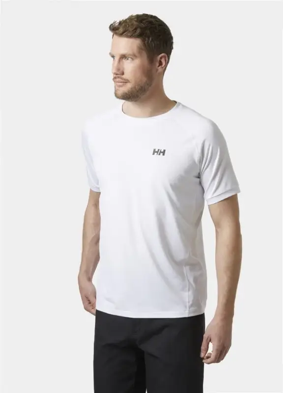 Ekspresowa dostawa Koszulka z filtrem UV męska Helly Hansen Hp Ocean T-shirt 2.0 - White