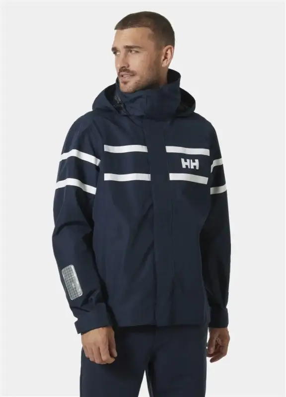 Łatwy zwrot Sztormiak męski Helly Hansen Salt Inshore Jacket - Navy