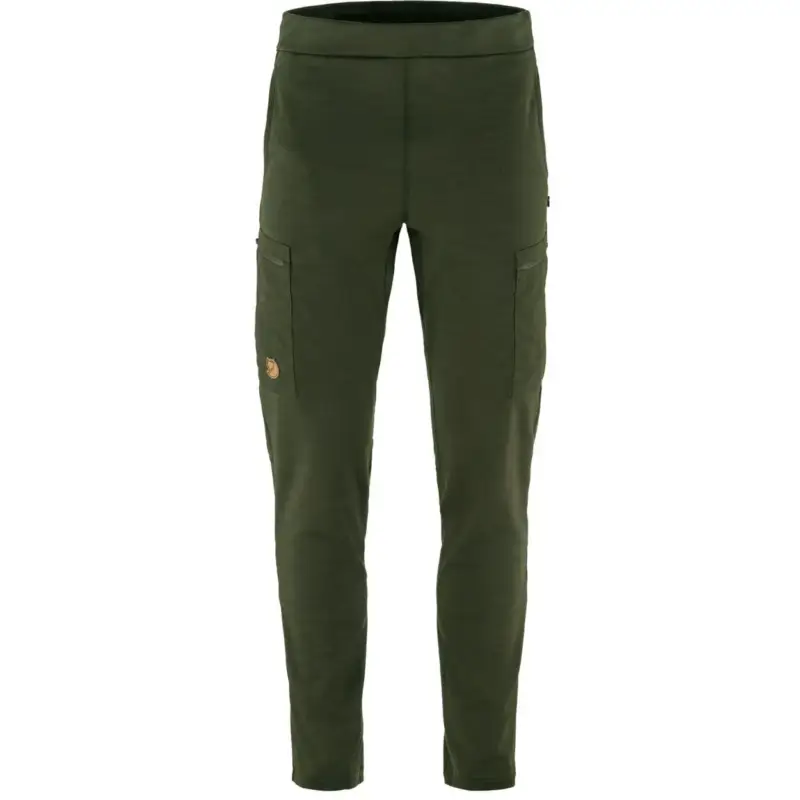 Spodnie polarowe męskie Fjallraven Keb Fleece Trousers - Deep Forest Obniżka ceny