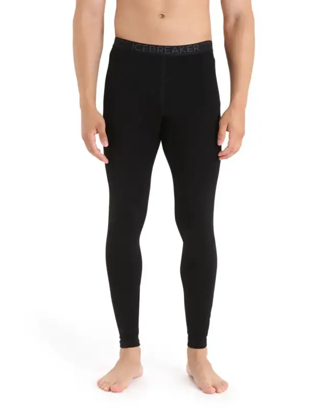 Okazja Kalesony termoaktywne męskie Icebreaker Merino 260 Tech Leggings - Black