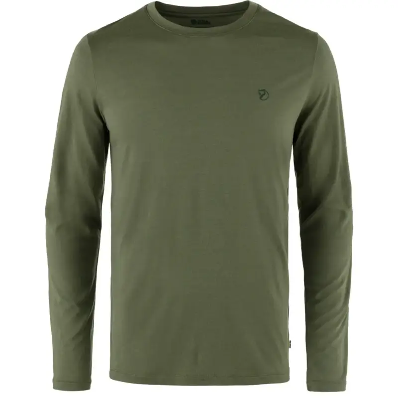Bluza wełniana męska Fjallraven Abisko Wool LS - Laurel Green Łatwy zwrot