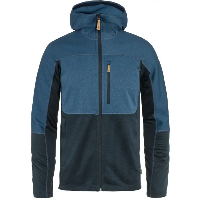 Taniej Polar męski Fjallraven Abisko Trail Fleece - Indigo Blue/Dark Navy