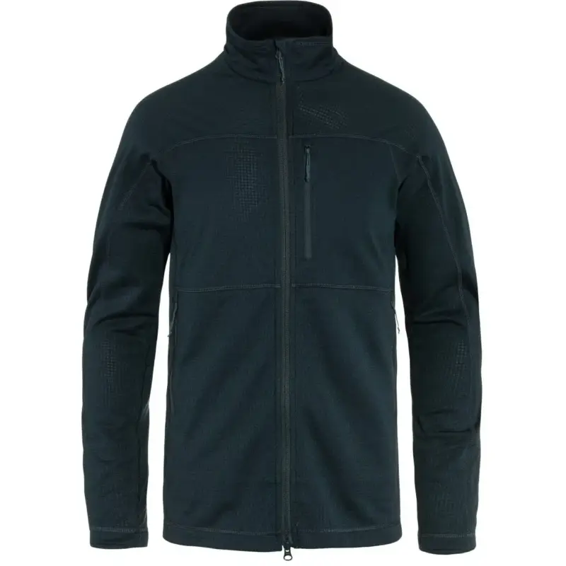 Polar męski Fjallraven Abisko Lite Fleece - Dark Navy Darmowy zwrot