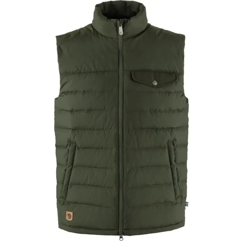Do wyczerpania zapasów Kamizelka puchowa męska Fjallraven Greenland Down Liner Vest - Deep Forest