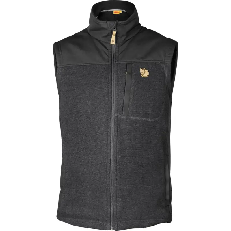 Nowy Kamizelka polarowa męska Fjallraven Buck Fleece Vest - Graphite