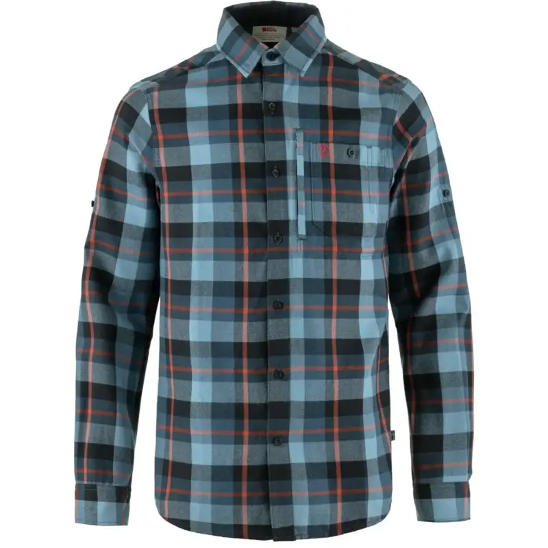 Koszula flanelowa męska Fjallraven Fjällglim Shirt - Indigo Blue/Dawn Blue Kup teraz