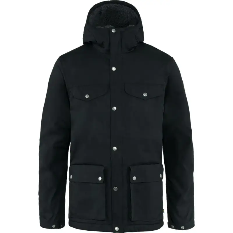 Kurtka G-1000® męska Fjallraven Greenland Winter Jacket - Black Darmowy zwrot
